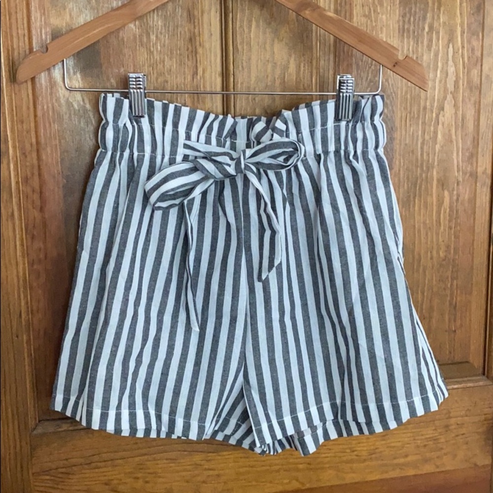 Striped summer shorts